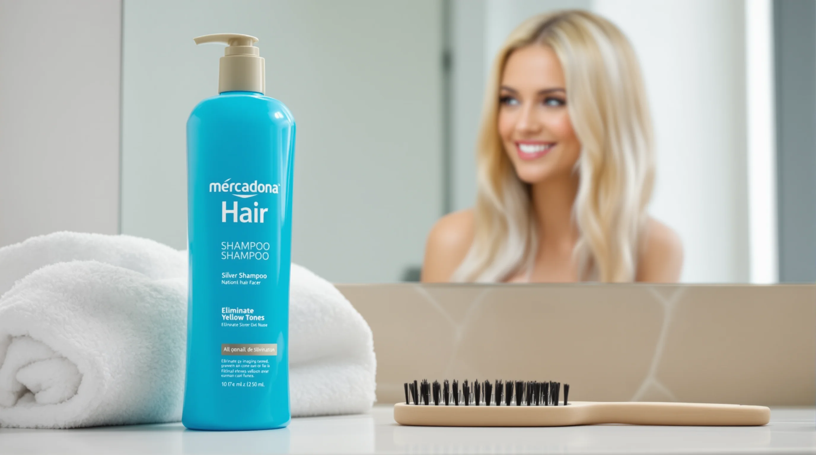 Champu azul mercadona para rubios y canas, la clave para un color radiante sin tonos amarillos