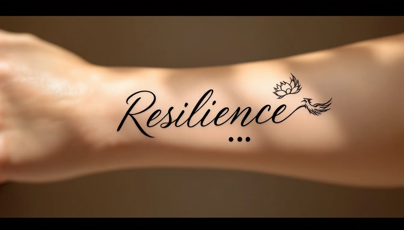 ¿Cuáles Son Los Motivos Infalibles Para Un Tatuaje De Resiliencia?