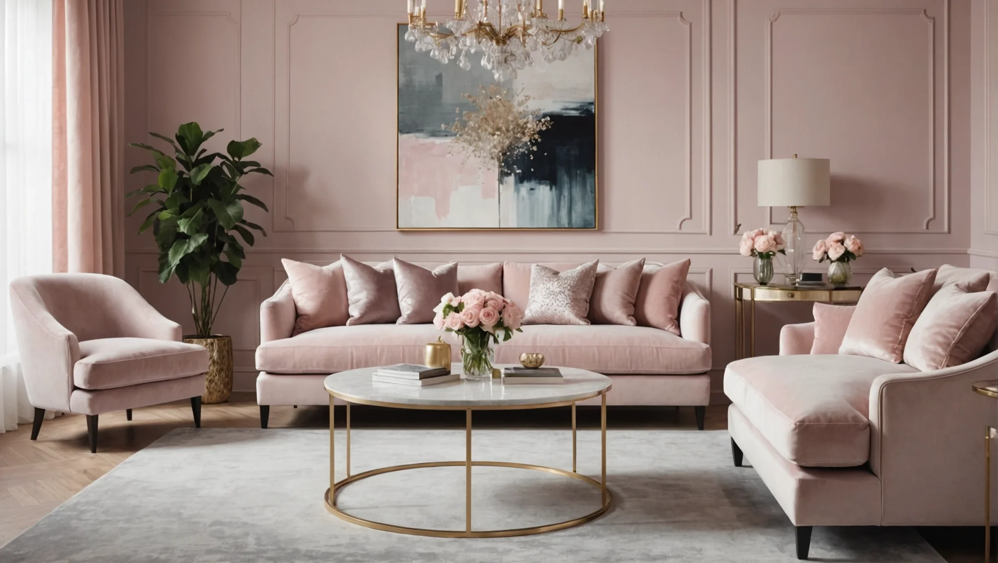 Elegancia y feminidad: tendencias actuales en la decoración de interiores femme