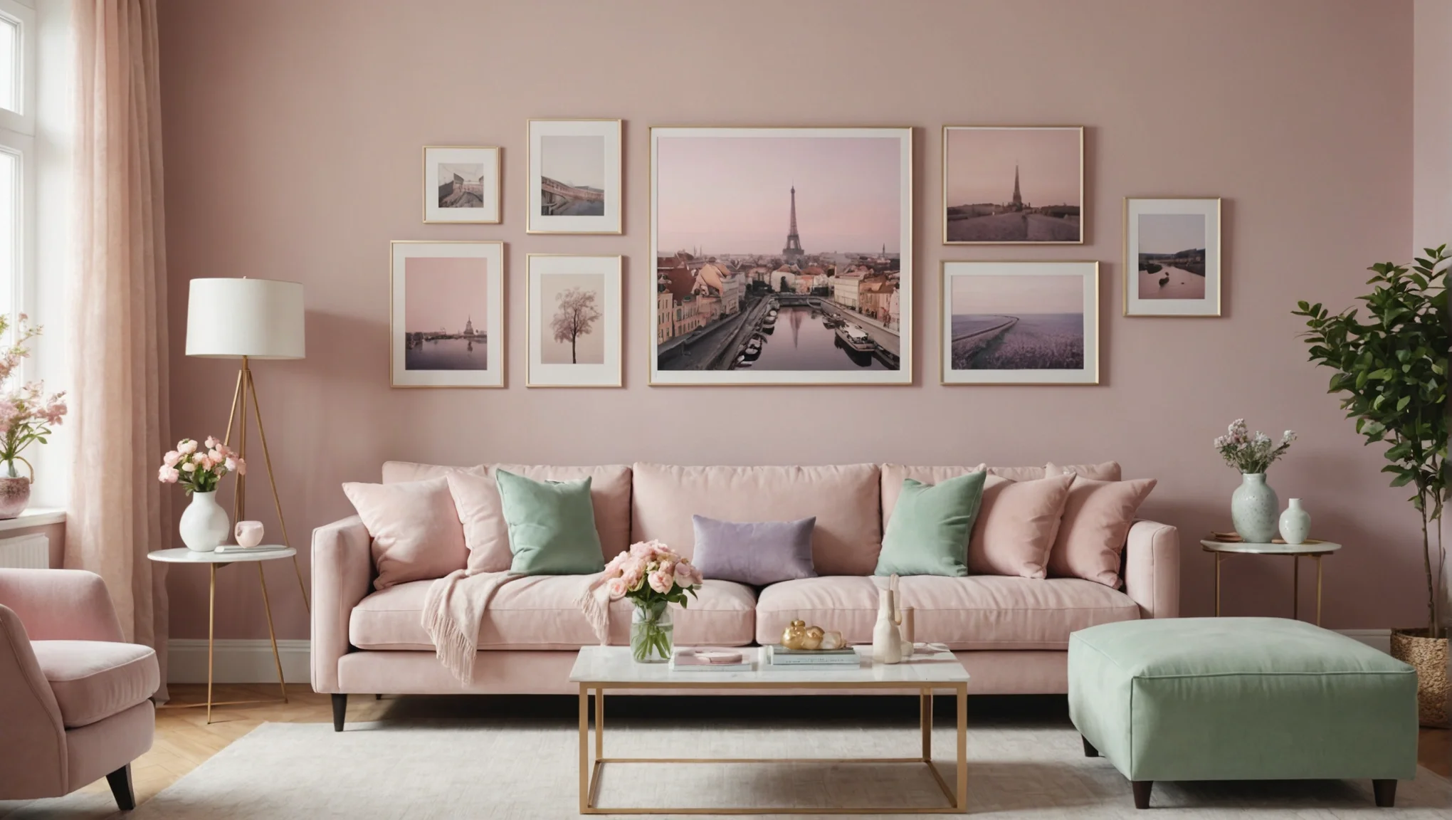 Ideas creativas para decorar una sala pequeña con un toque femenino encantador