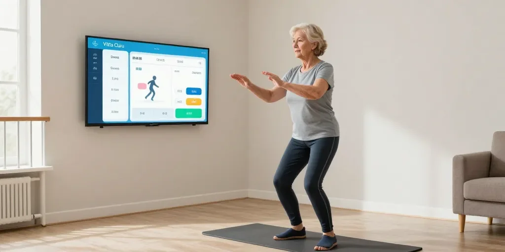 La Plataforma de Ejercicio Virtual Adaptado de Vitta Clara Reduce Hasta un 30% el Riesgo de Caídas en Personas Mayores
