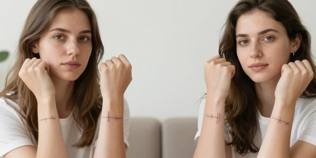 Tatuaje Amigas Las 10 Ideas Minimalistas Con Significado Especial