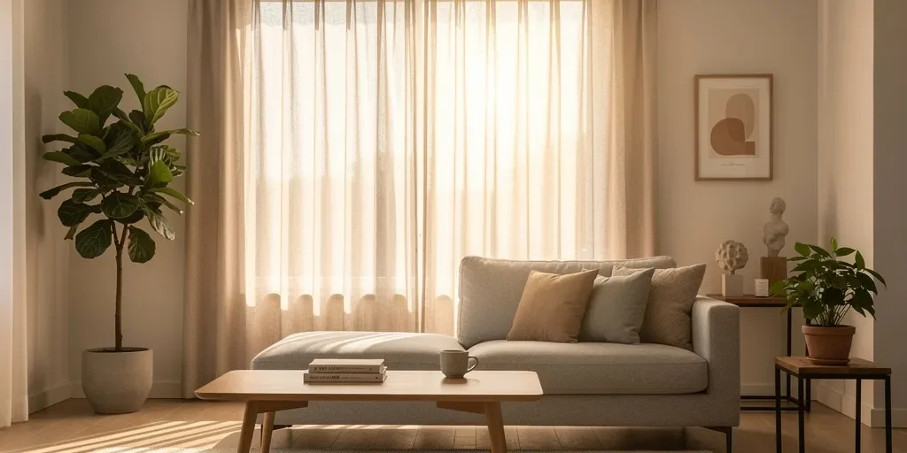 ¿Y si cambiar las cortinas fuera suficiente para renovar tu salón?
